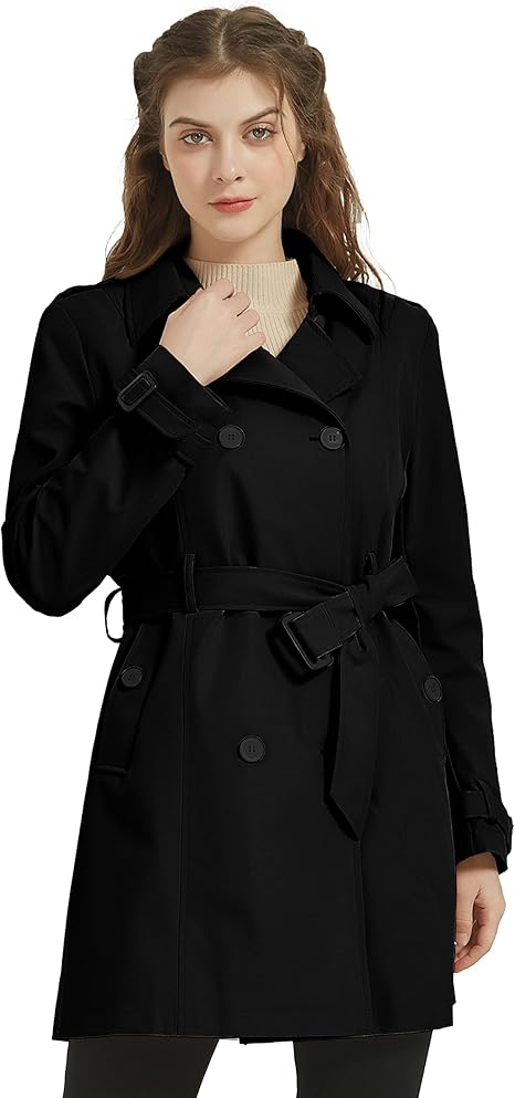 Belted Trench Coat Women