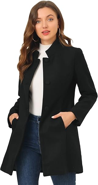 Stand Collar Winter Coat Women